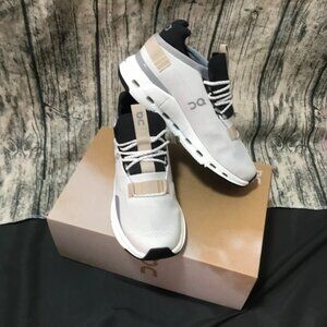 New ON Running Cloud Cloudnova White Sand Womens Casual Fashion Sneake